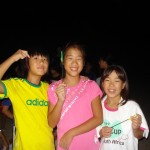 花火の後はみんな友達！