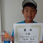 圭汰サマージュニア3位20120721